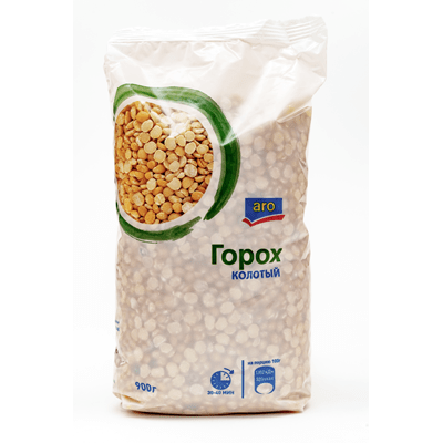 Купить ГОРОХ ARO КОЛОТЫЙ 900 Г. с доставкой на дом . Доставка продуктов Тюмень , доставка продуктов в Тюмени , dostavka-produktov-tyumen , dostavka-pr