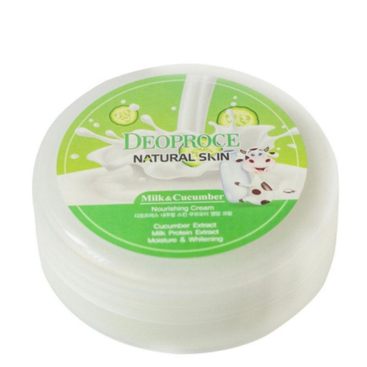 Купить Крем для лица и тела Deoproce Natural Skin Nourishing Cream Milk Cucumber