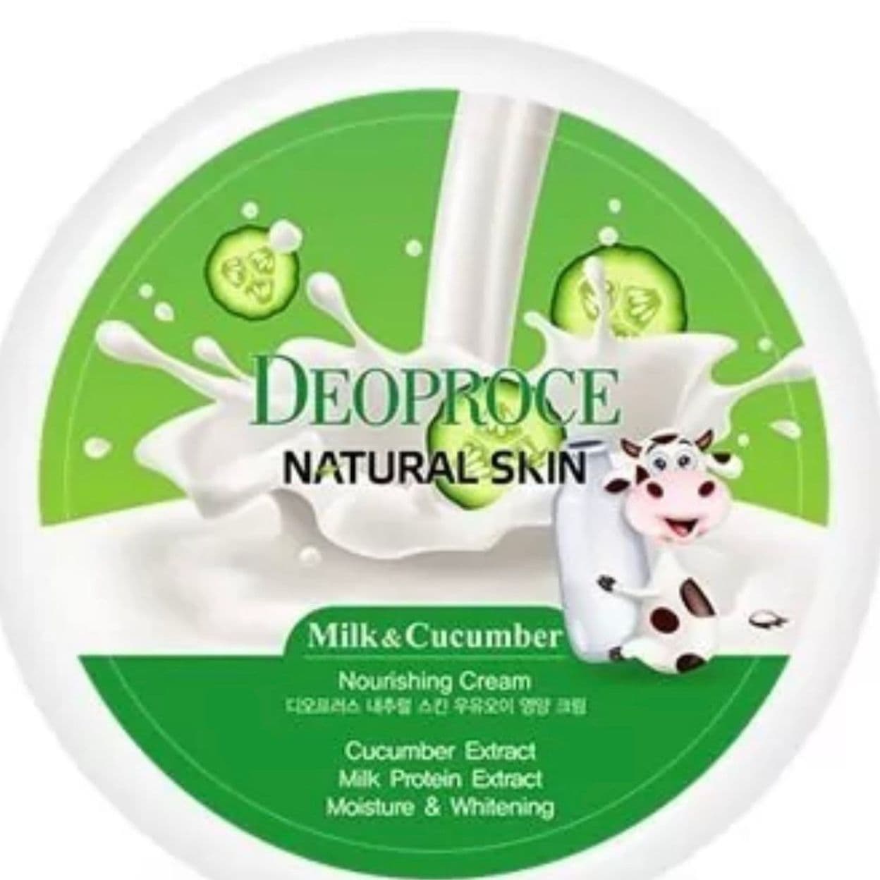 Купить Крем для лица и тела Deoproce Natural Skin Nourishing Cream Milk Cucumber