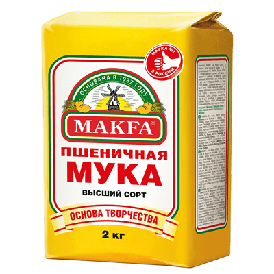 Купить МУКА MAKFA ВЫСШИЙ СОРТ 2 КГ. доставка продуктов Тюмень . доставка продуктов в Тюмени . доставка фруктов Тюмень . доставка фруктов в Тюмени . до