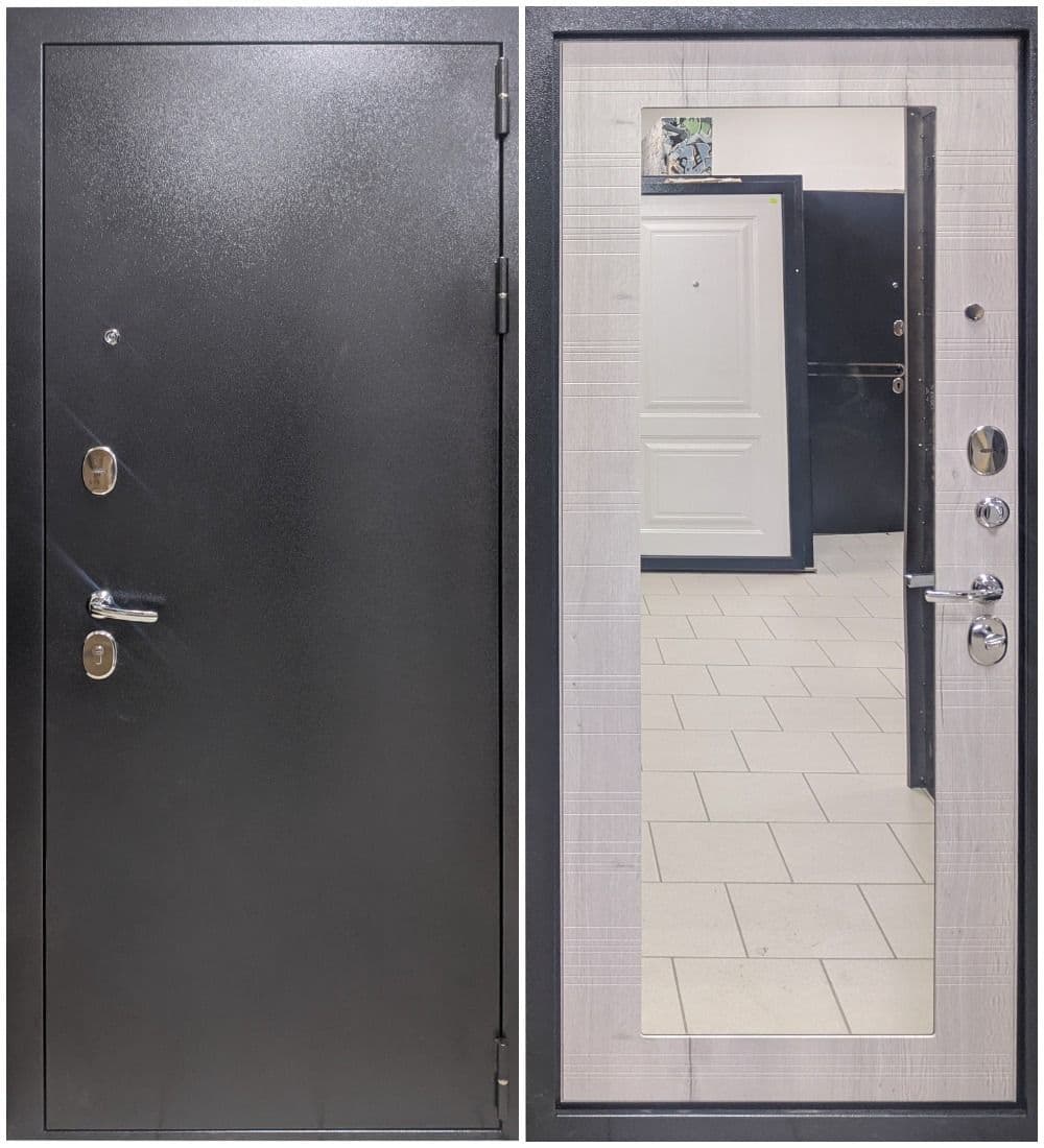 Купить Дверь входная "Параллель" зеркало, Витязь