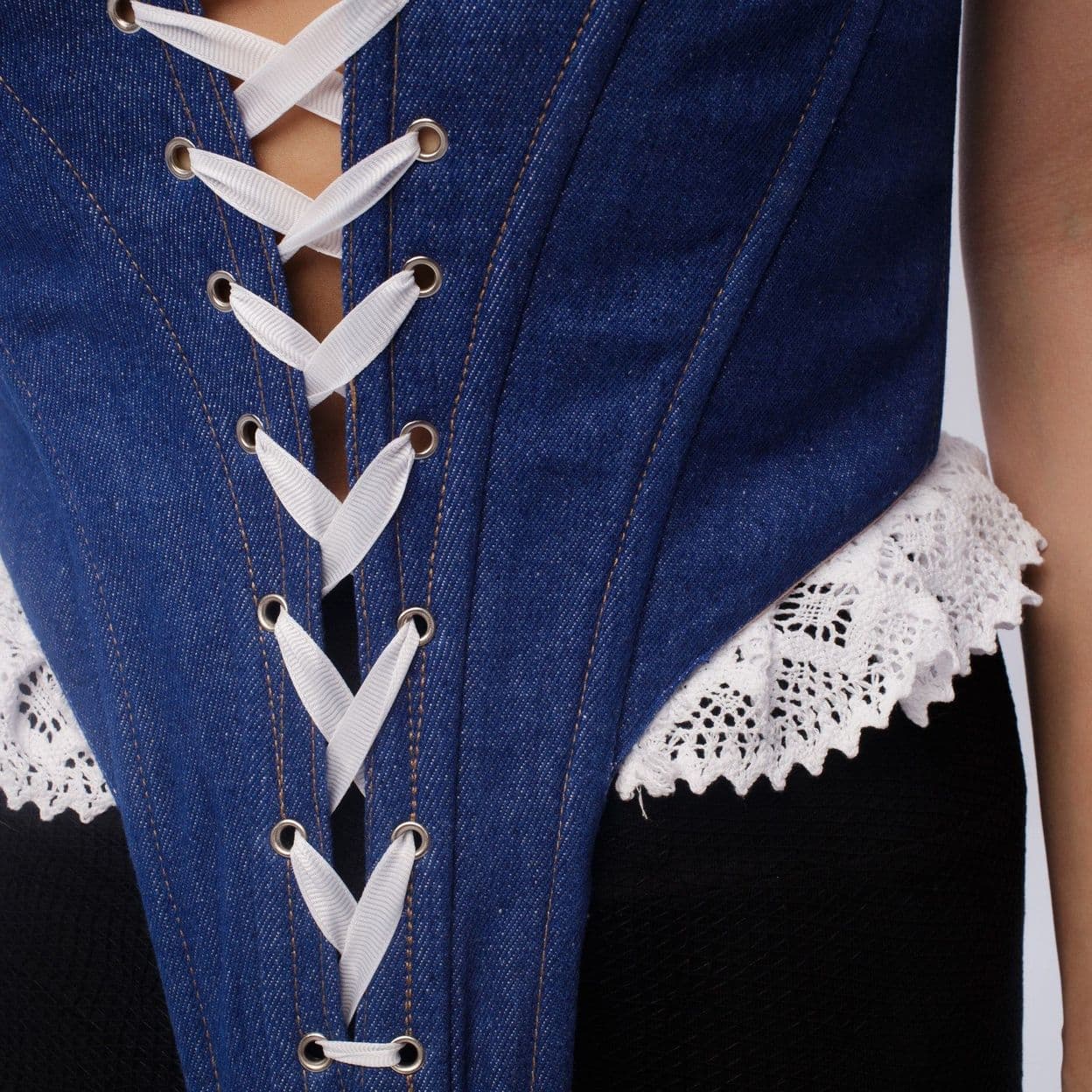 Купить Корсет "DENIM RYSHI"синий