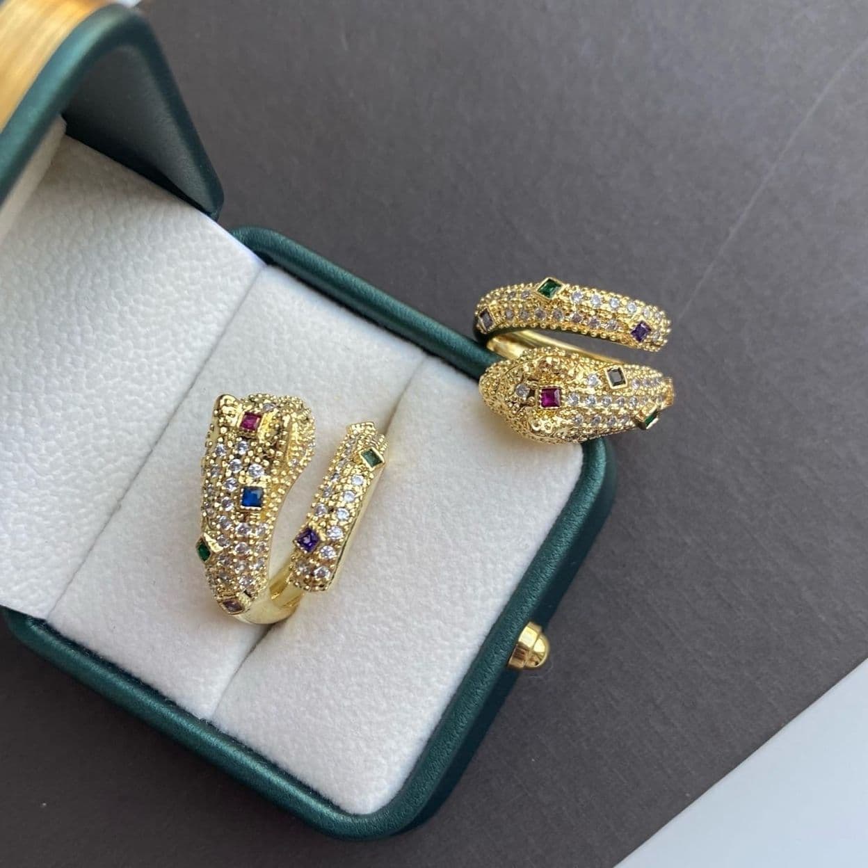 Купить Кольцо Золотая кошка