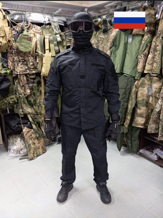 Купить летний тактический костюм аку черный