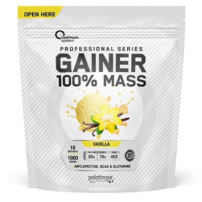 Купить Optimum System 100% Mass Гейнер 1000 гр