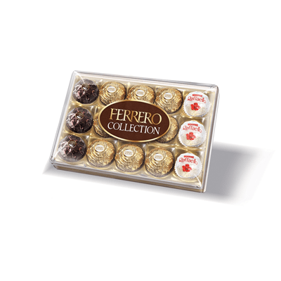 Купить НАБОР КОНФЕТ FERRERO COLLECTION: RAFFAELLO, FERRERO ROCHER, FERRERO RONDNOIR 172,2 Г.доставка продуктов Тюмень . доставка продуктов в Тюмени . 