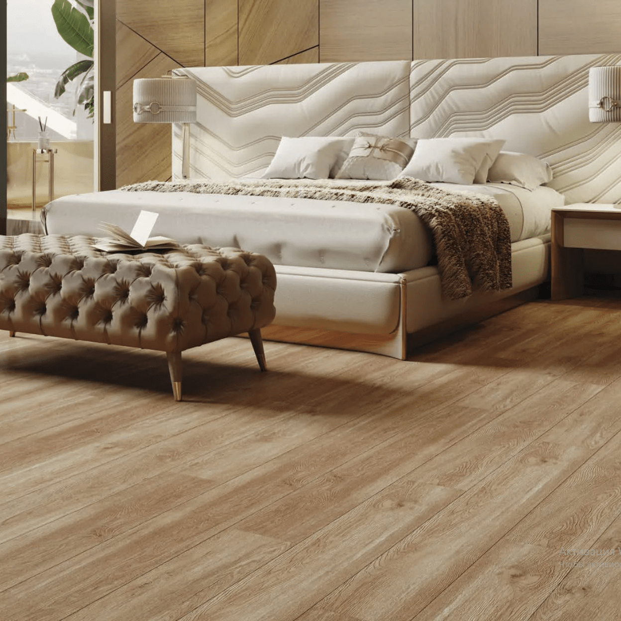 Купить Водостойкий SPC ламинат CronaFloor WOOD 4V Дуб Монтара
