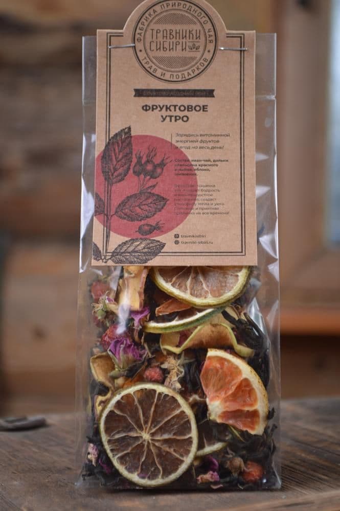 Купить "Фруктовое утро" чай 50 гр