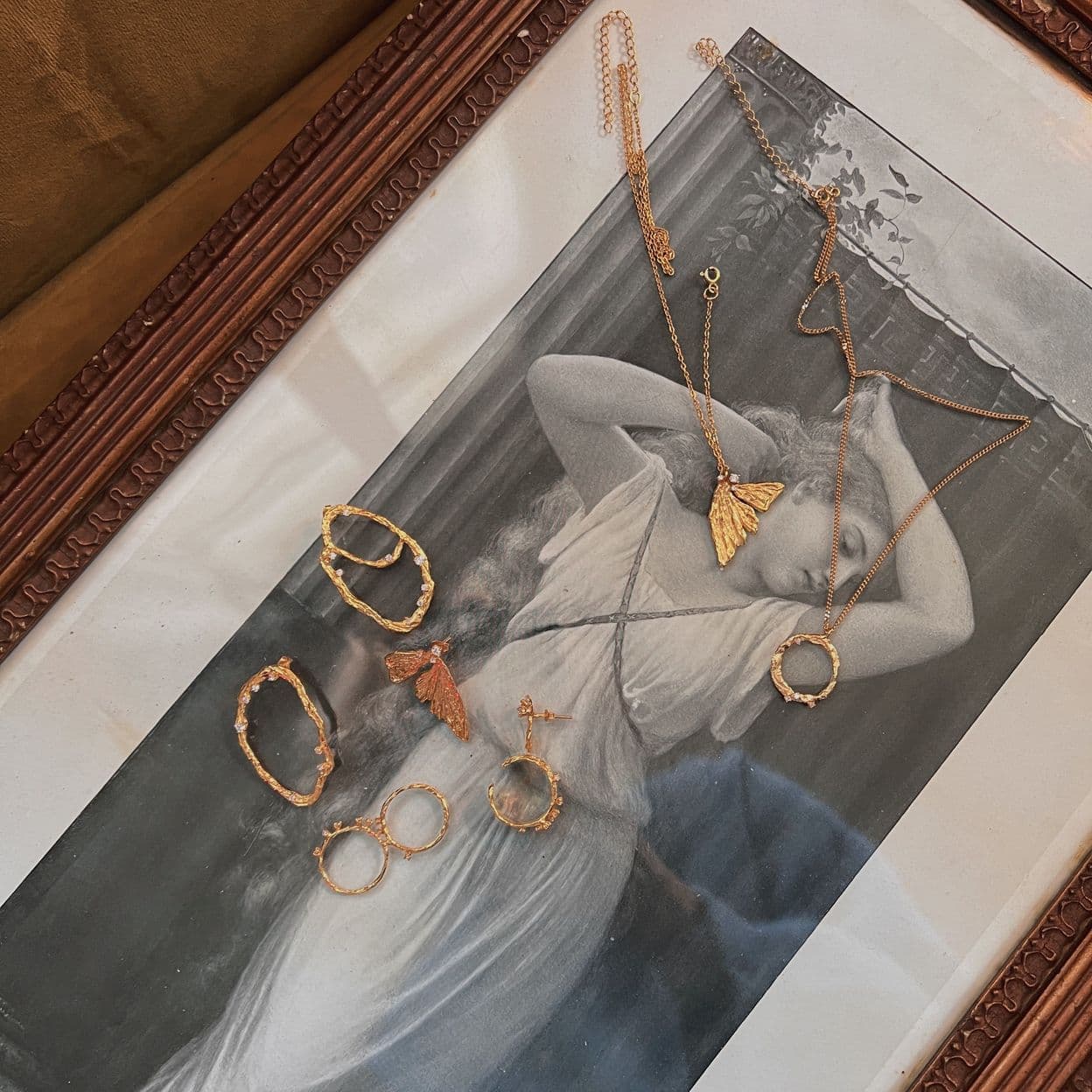 Купить Инсайт Колье со вставками, позолота