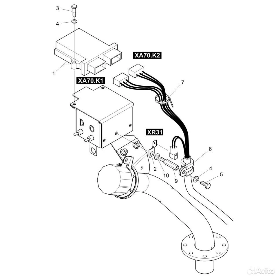 Купить Электронный блок 5249148 Komatsu Forest