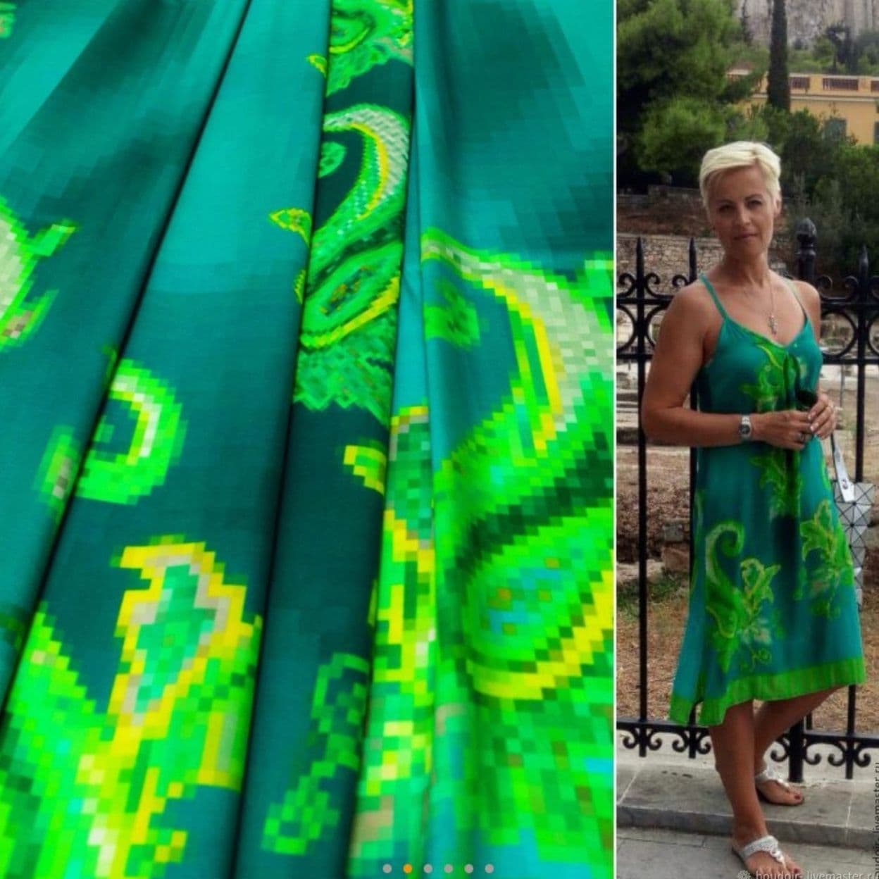Купить Ткань шелк крепдешин Etro