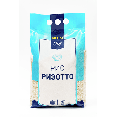 Купить РИС РИЗОТТО METRO CHEF 3 КГ.. с доставкой на дом . Доставка продуктов Тюмень , доставка продуктов в Тюмени , dostavka-produktov-tyumen , dostav