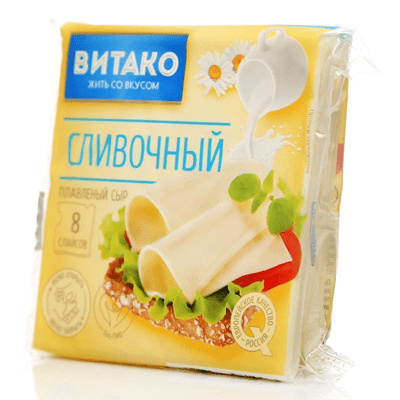 Купить СЫР ВИТАКО ПЛАВЛЕНЫЙ В ЛОМТИКАХ 130 Г. с доставкой на дом . Доставка продуктов Тюмень , доставка продуктов в Тюмени , dostavka-produktov-tyumen