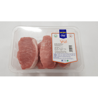 Купить ЭСКАЛОП СВИНОЙ ОХЛАЖДЕННЫЙ В ГАЗОВОЙ УПАКОВКЕ METRO CHEF ~ 1,3 КГ. доставка продуктов тюмень . доставка продуктов в тюмени . доставка фруктов т