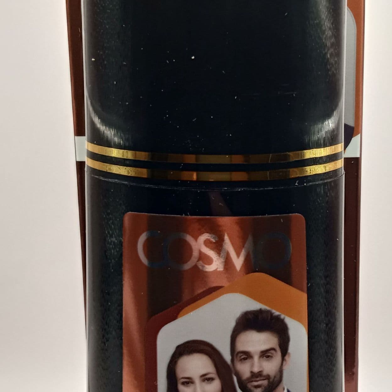 Купить Шампунь с дозатором для окрашивания волос темно-коричневый (Cosmo) 180 мл