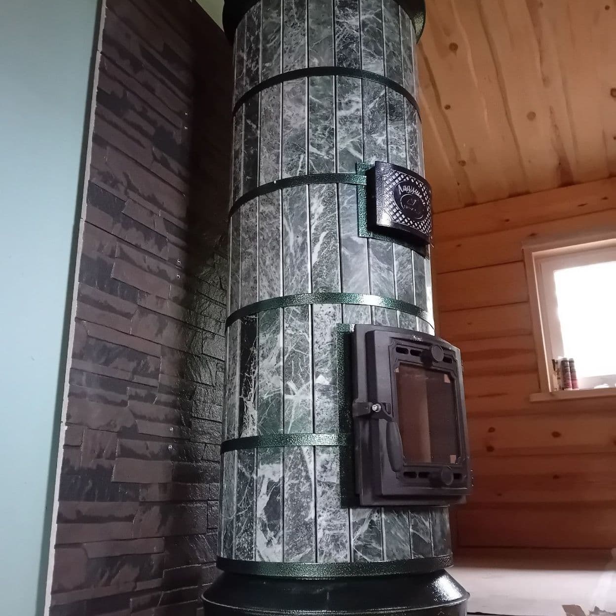 Купить Печь отопительная "ЛАДУШКА" в змеевике