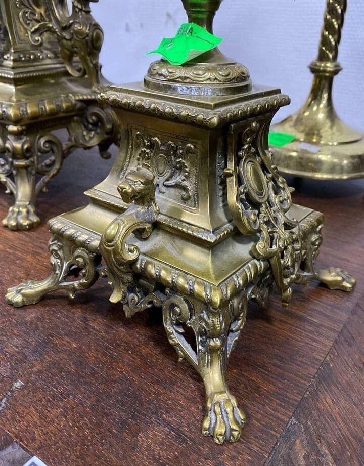 Купить Каминный комплект часы и канделябры