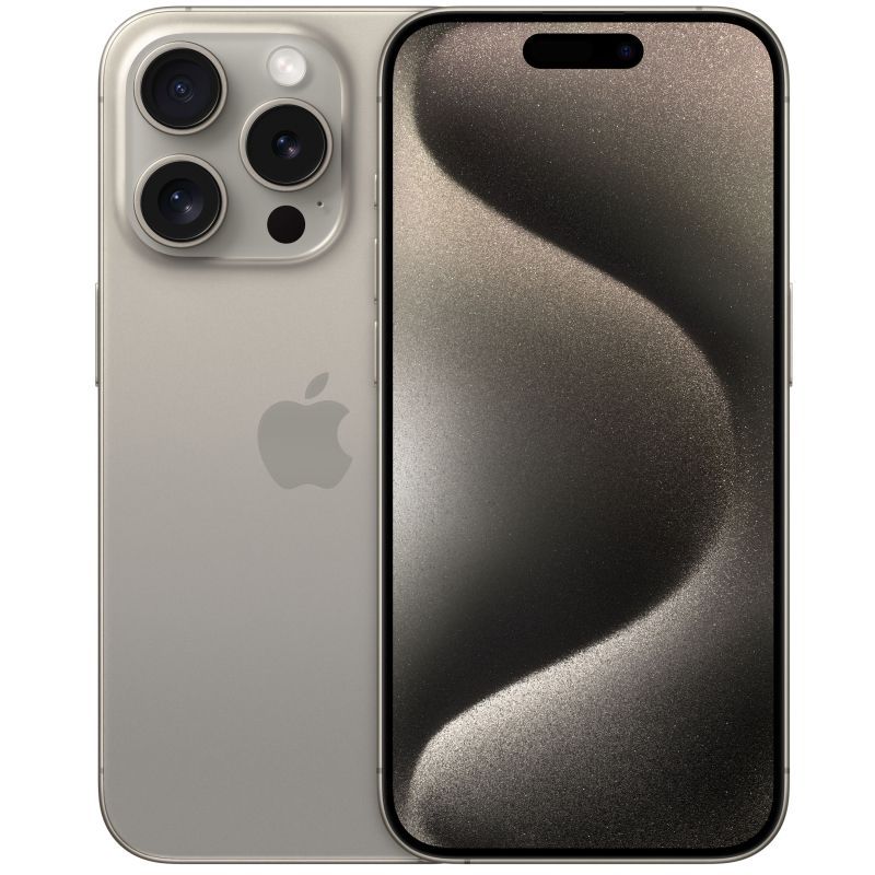 Купить iPhone 15 ProNatural Titanium (nanoSIM+eSIM)