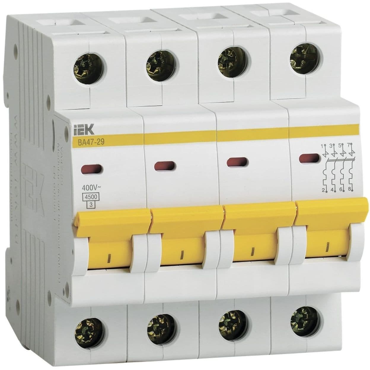 Купить IEK КАРАТ 4п 4.5кА