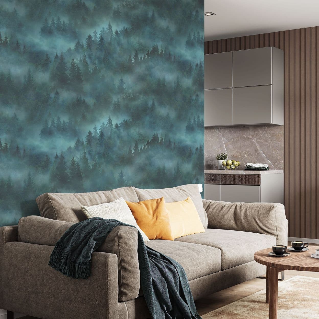 Купить Обои флизелиновые Home Color My Forest зеленые 1.06 м HC71960-67