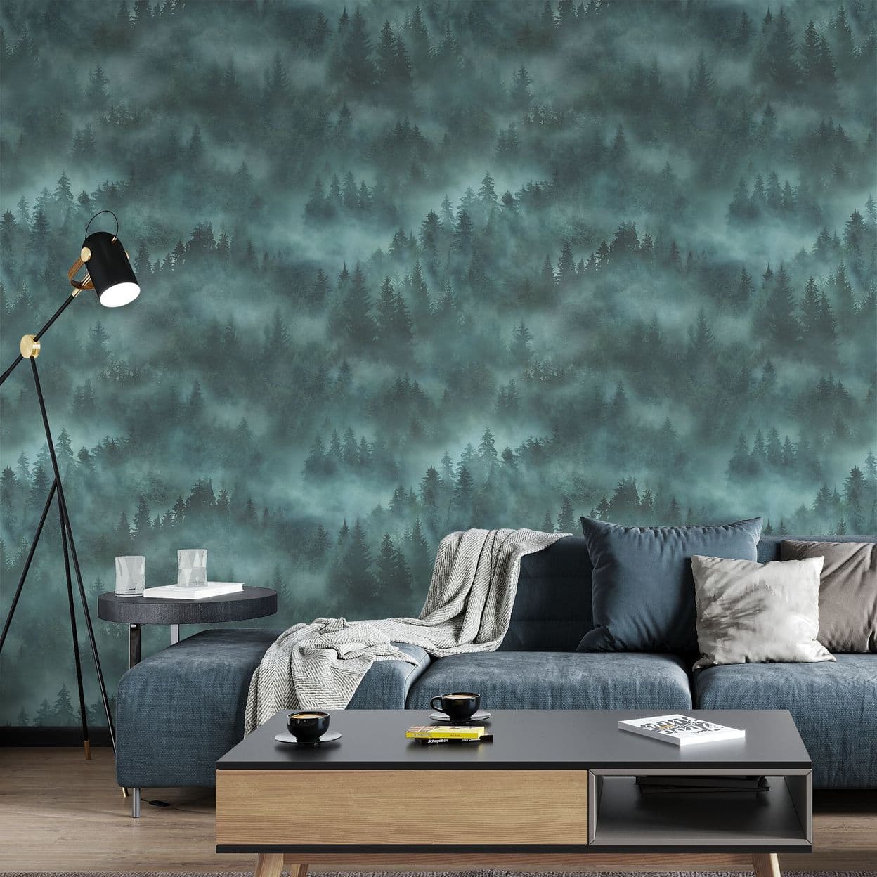 Купить Обои флизелиновые Home Color My Forest зеленые 1.06 м HC71960-67