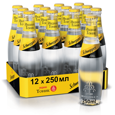 Купить НАПИТОК SCHWEPPES ГАЗИРОВАННЫЙ БЕЗАЛКОГОЛЬНЫЙ ТОНИК ИНДИАН 0,25 Л. доставка продуктов Тюмень . доставка продуктов в Тюмени . доставка фруктов Т