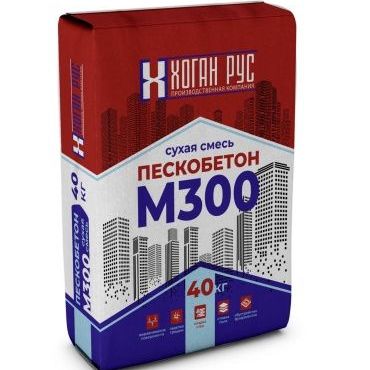 Купить Смесь сухая пескобетон  м300 40кг/49