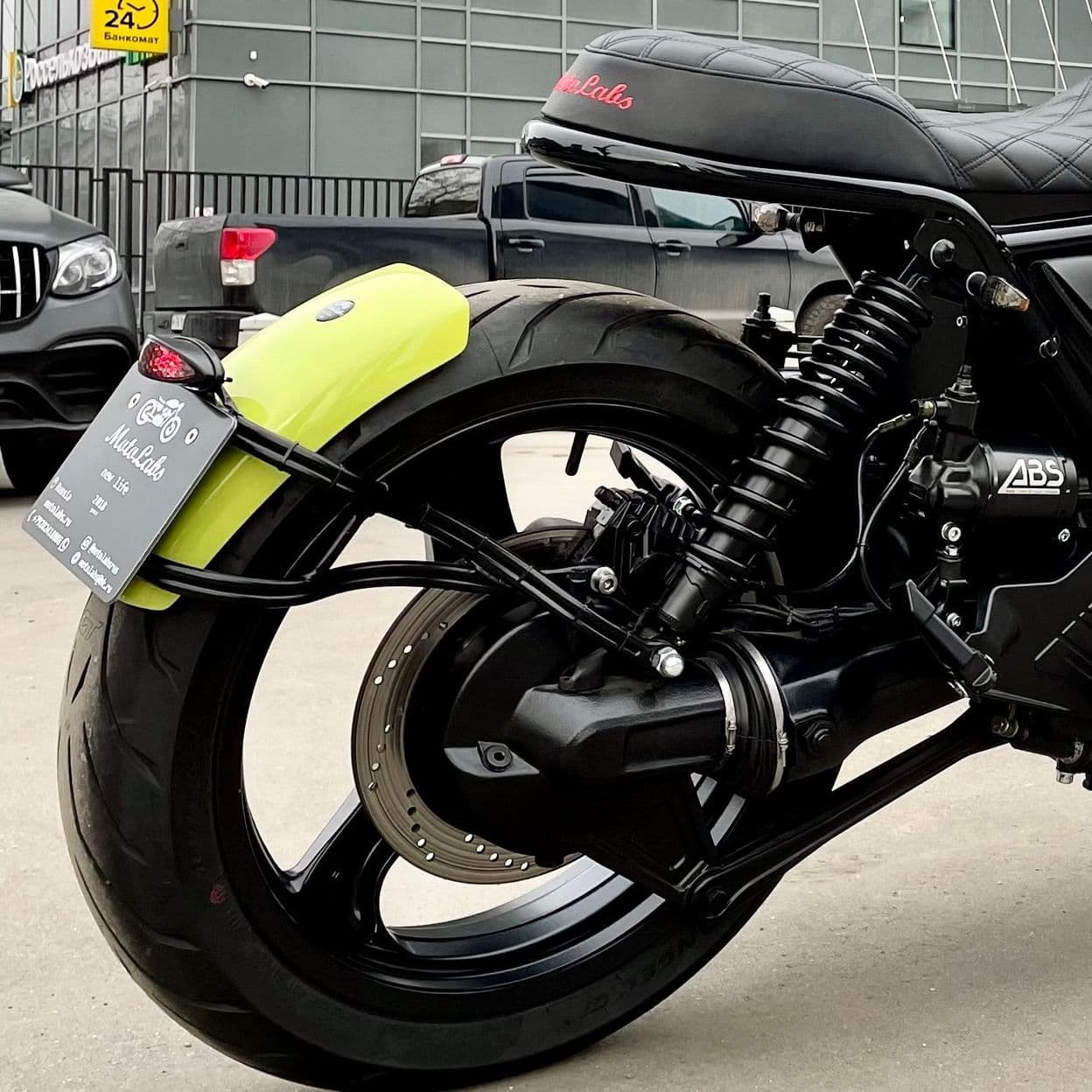 Купить Крыло заднее декоративное BMW K1, K75, K100, K1100 Стеклопластик, окрас по коду, ширина по размеру шины