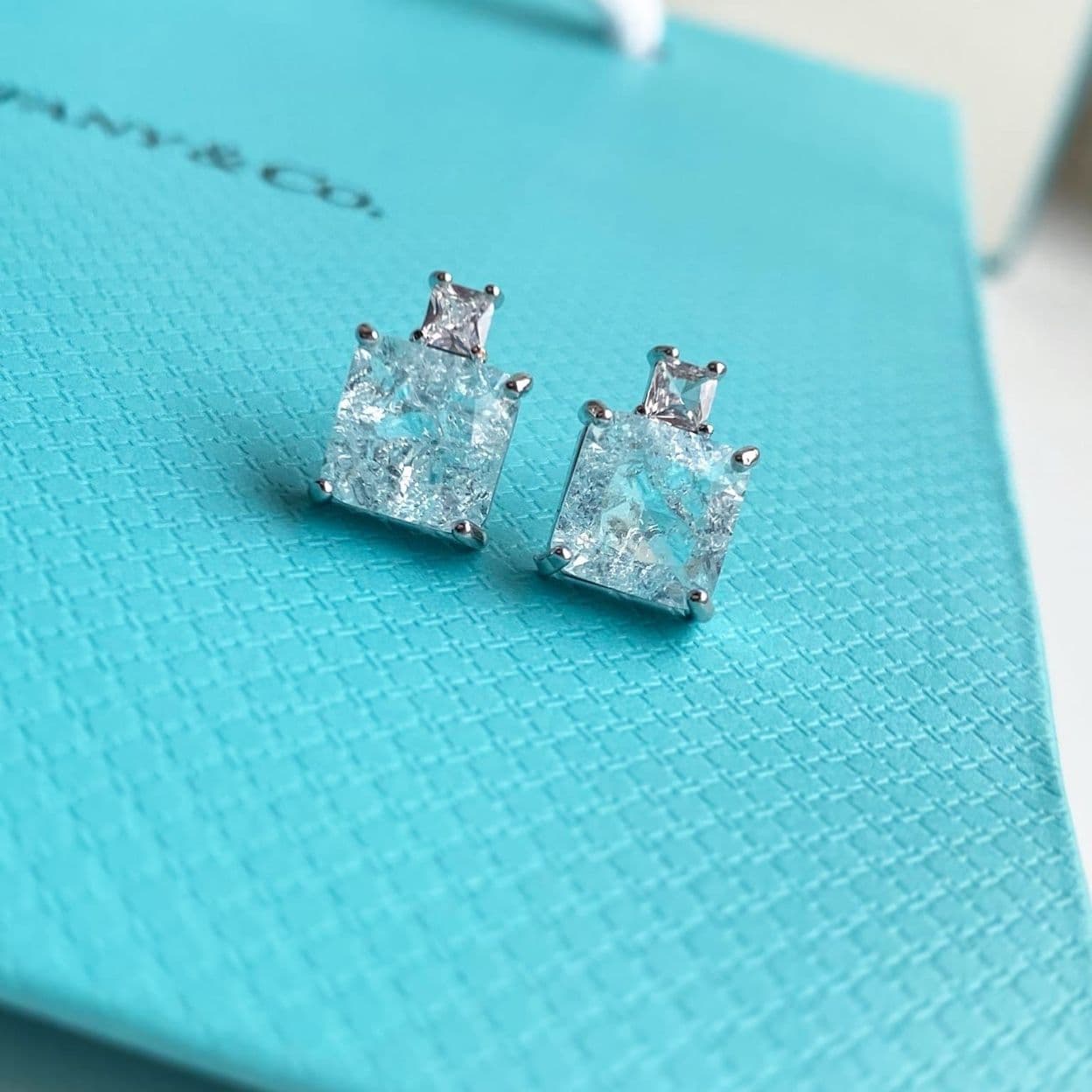 Купить Серьги Льдинки