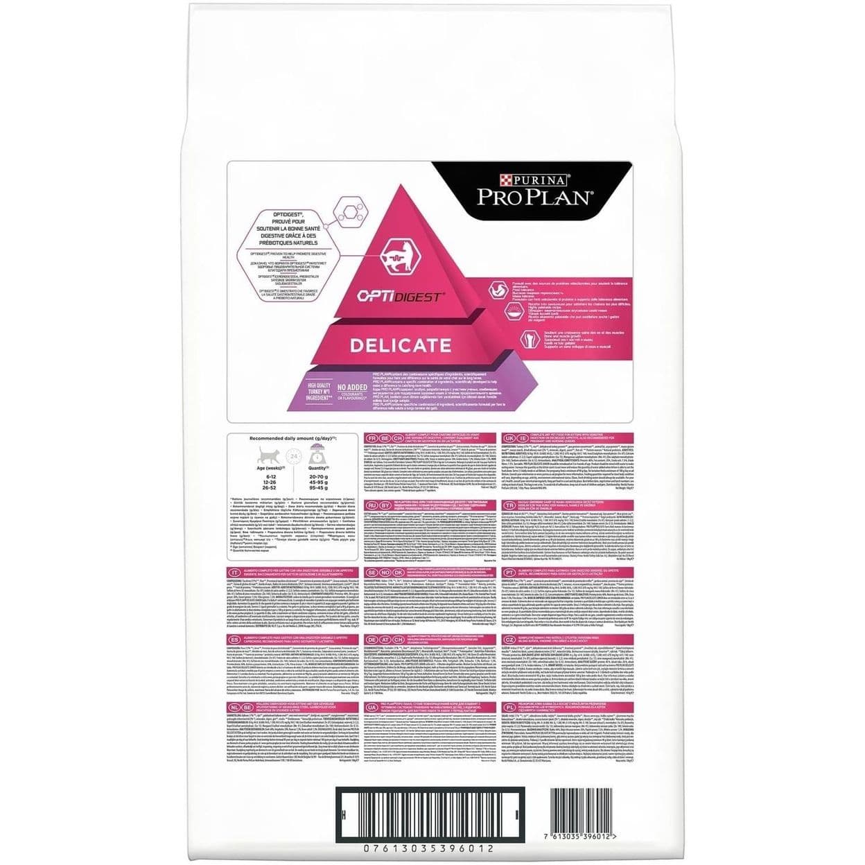 Купить Корм сухой PURINA PRO PLAN для котят с чувствительным пищеварением или с особыми предпочтениями в еде, с высоким содержанием индейки, 10 кг
