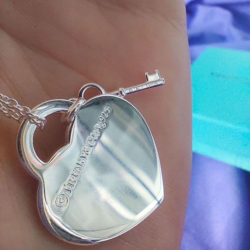 Купить Подвеска Tiffany сердечко с ключиком