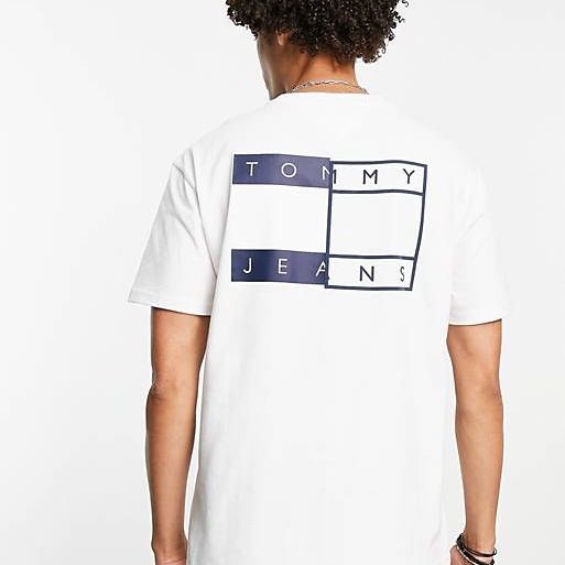 Купить Футболка Tommy Jeans Twisted Flag светлая