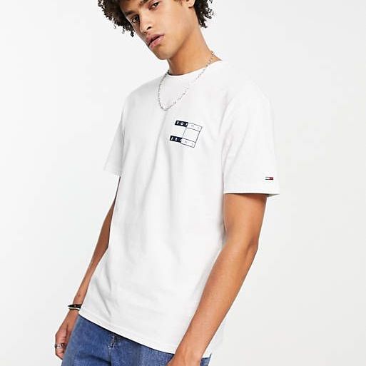 Купить Футболка Tommy Jeans Twisted Flag светлая