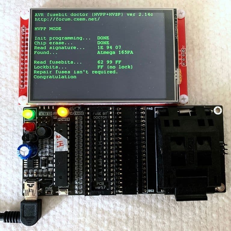 Купить Адаптер ATMega128 ZIF для Fuse Bit Doctor