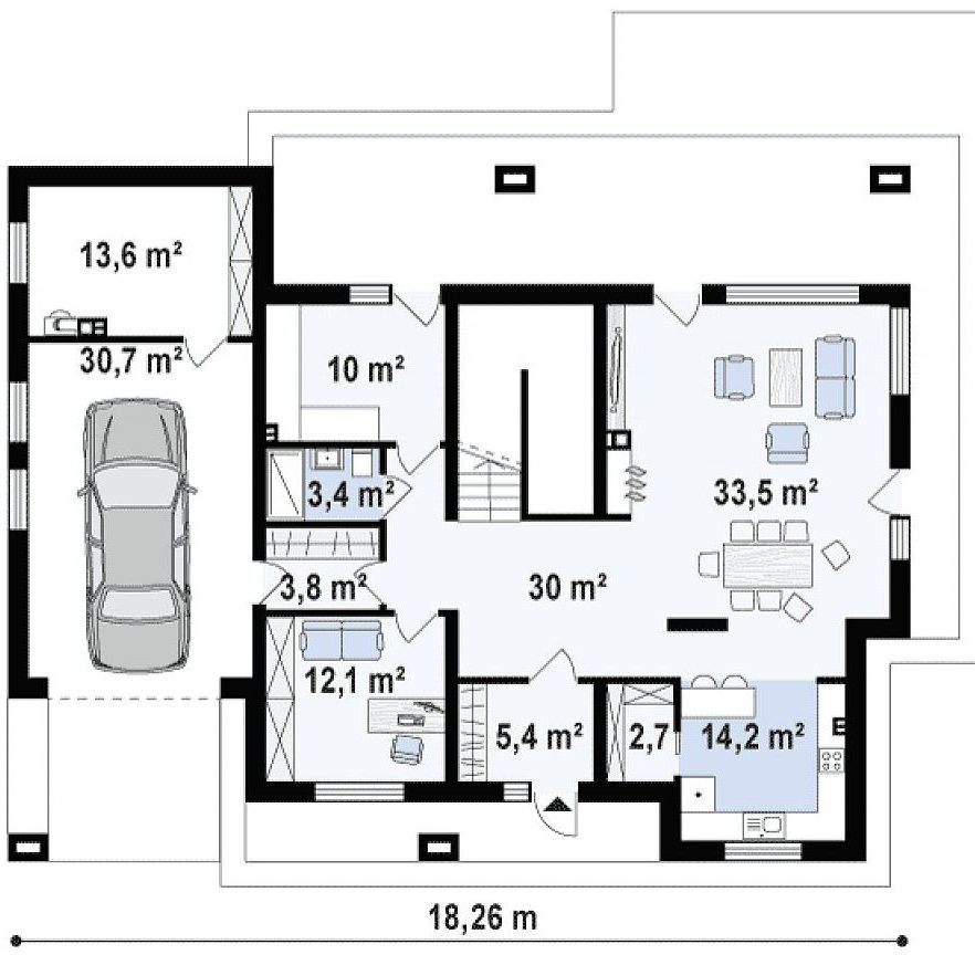 Купить TON HOUSE - 8, Кирпичный дом (250 кв.м)