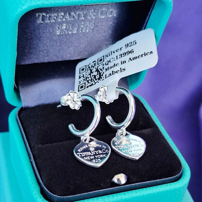Купить серьги tiffany return to