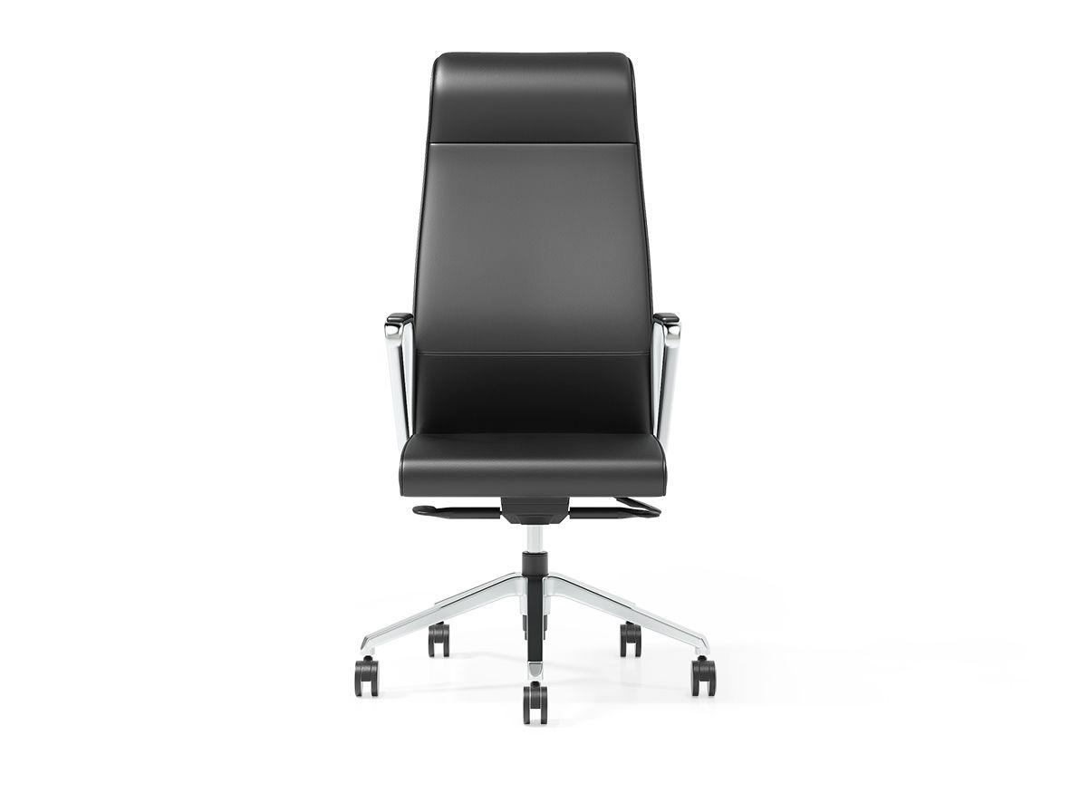 Купить Кресло руководителя с подголовником. Кожа