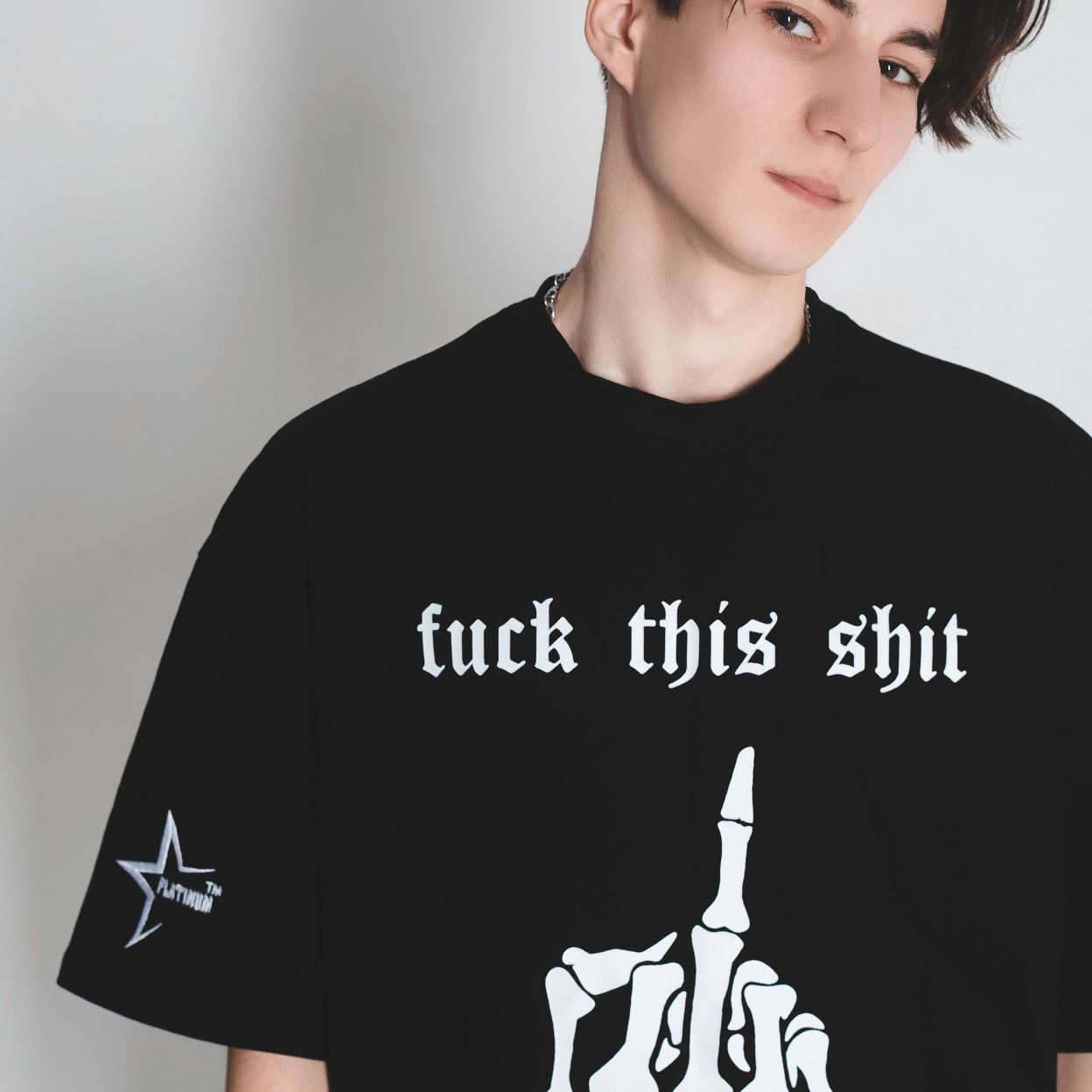 Купить Оверсайз футболка «FUCK THIS SHIT»