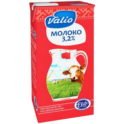 Купить VALIO МОЛОКО УЛЬТРАПАСТЕРИЗОВАННОЕ 3,2% 1 Л. с доставкой на дом . Доставка продуктов Тюмень , доставка продуктов в Тюмени , dostavka-produktov-