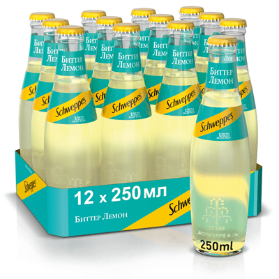 Купить ТОНИК SCHWEPPES BITTER LEMON 0,25 Л. Х 12 ШТ. доставка продуктов Тюмень . доставка продуктов в Тюмени . доставка фруктов Тюмень . доставка фрук