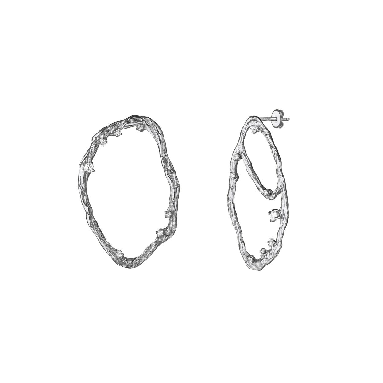 Купить Инсайт Серьги-пусеты овальные, планирование