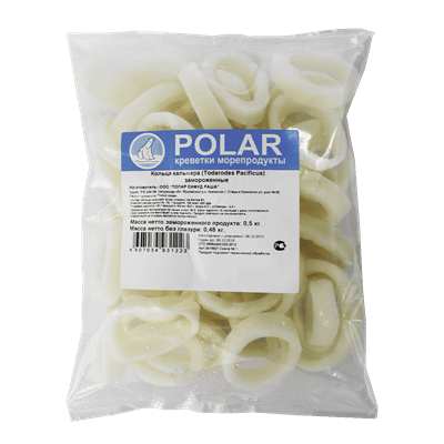 Купить КОЛЬЦА КАЛЬМАРА POLAR СВЕЖЕМОРОЖЕННЫЕ 500 Г . доставка продуктов тюмень . доставка продуктов в тюмени . доставка фруктов тюмень . доставка фрук