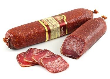 Купить Колбаса сырокопчёная оригинальная "Мясной дуэт" Гродно