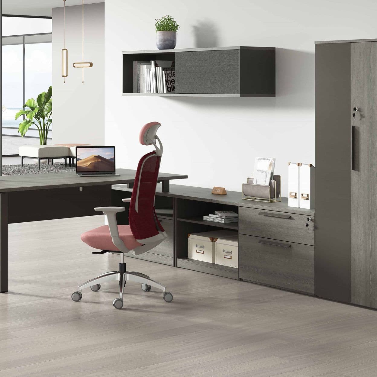 Купить Шкаф  900*570*1800мм комбинированный