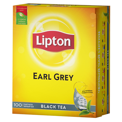Купить LIPTON ЧАЙ ЧЕРНЫЙ С АРОМАТОМ БЕРГАМОТА EARL GREY 100 ШТ. X 2 Г. доставка продуктов Тюмень . доставка продуктов в Тюмени . доставка фруктов Тюме
