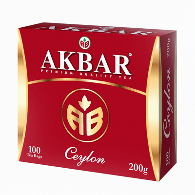 Купить ЧАЙ ЧЕРНЫЙ AKBAR CEYLON ПАКЕТИРОВАННЫЙ 100 ШТ. Х 2 Г. доставка продуктов Тюмень . доставка продуктов в Тюмени . доставка фруктов Тюмень . доста