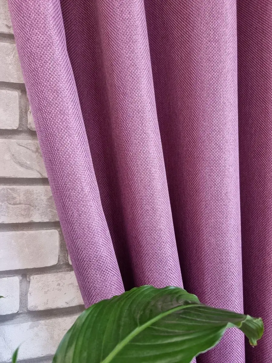 Купить Штора на люверсах короткая