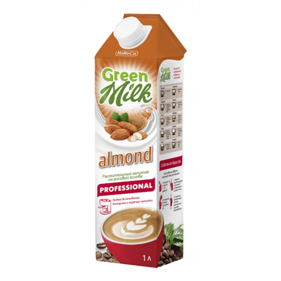 Купить SOYA ALMOND PROFESSIONAL МИНДАЛЬНЫЙ НАПИТОК НА РИСОВОЙ ОСНОВЕ GREEN MILK 1 Л. с доставкой на дом . Доставка продуктов Тюмень , доставка продукт