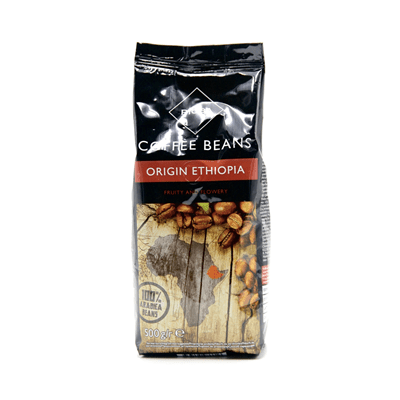 Купить RIOBA КОФЕ В ЗЕРНАХ НАТУРАЛЬНЫЙ ЖАРЕНЫЙ ORIGIN ETHIOPIA 100% ARABICA 500 Г. доставка продуктов Тюмень . доставка продуктов в Тюмени . доставка 