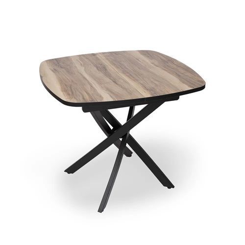 Купить Стол раздвижной ГРАЦИЯ-М 89 индийское дерево, черный